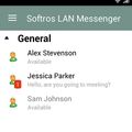 Скриншот 1 программы Softros LAN messenger
