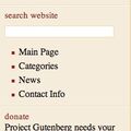 Скриншот 1 программы Project Gutenberg