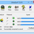 Скриншот 1 программы UltraSurf