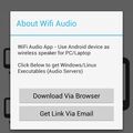 Скриншот 2 программы WiFi Audio Wireless Speaker