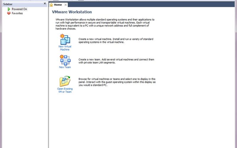 Скриншот 1 программы VMware Workstation Pro