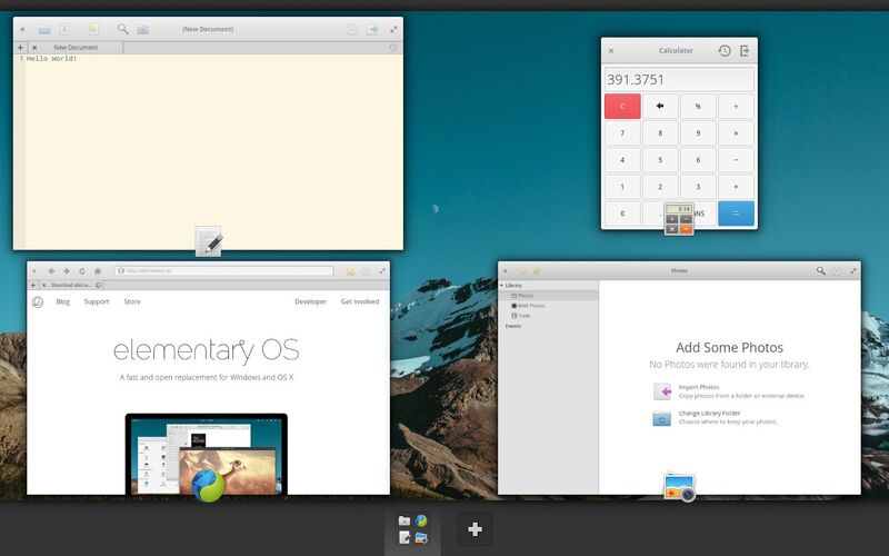 Скриншот 1 программы elementary OS