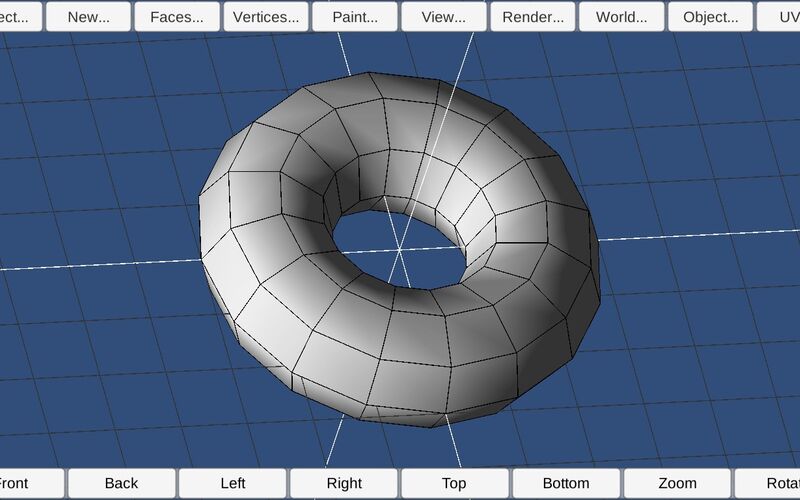 Скриншот 1 программы 3D Model Maker