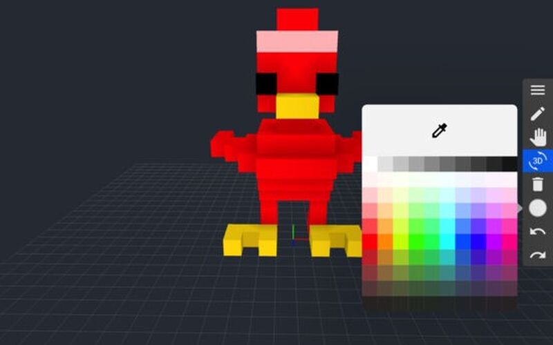 Скриншот 1 программы 3D Pixel Artist