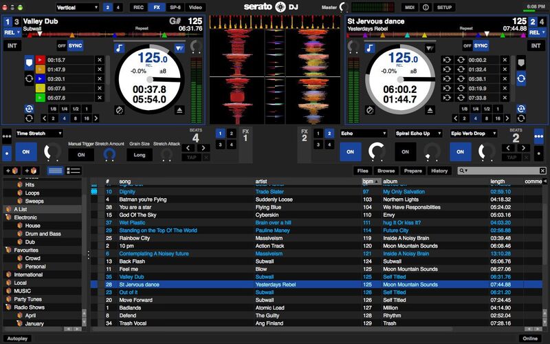 Скриншот 1 программы Serato DJ