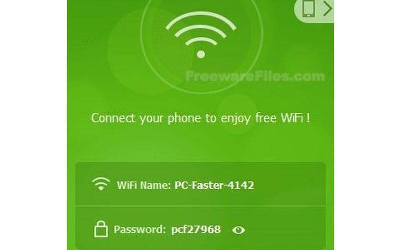 Скриншот 1 программы Baidu WiFi Hotspot