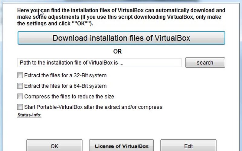 Скриншот 1 программы Portable Virtualbox