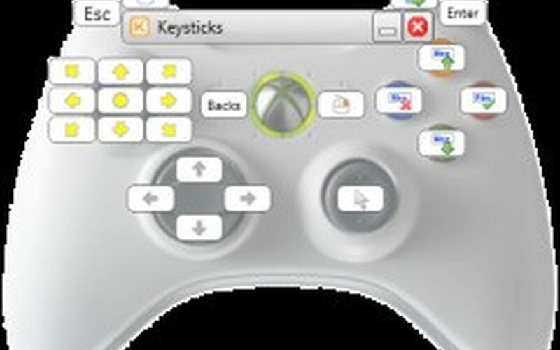 Скриншот 1 программы Keysticks