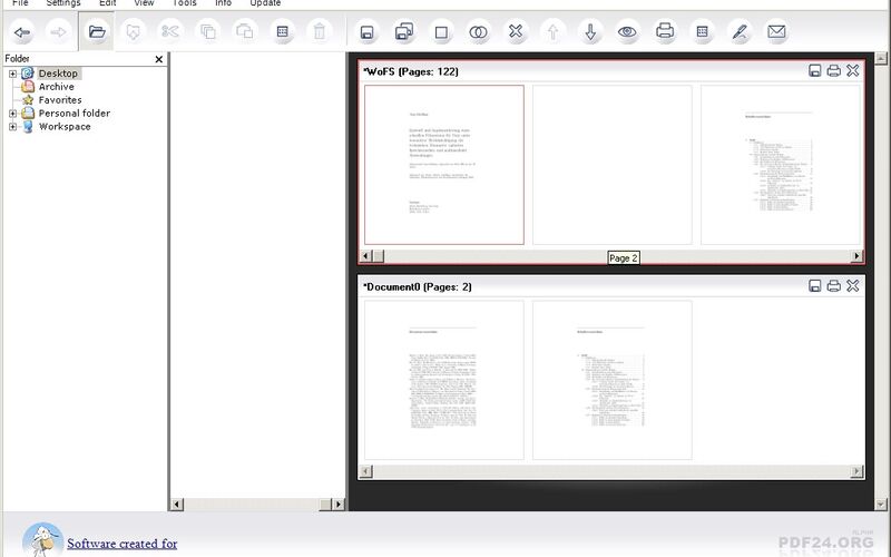 Скриншот 1 программы PDF24 PDF Creator