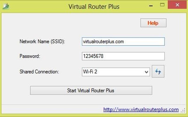 Скриншот 1 программы Virtual Router Plus
