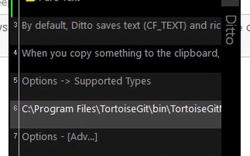 Скриншот 1 программы Ditto
