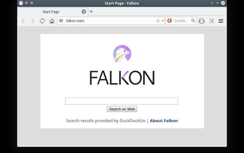 Скриншот 1 программы Falkon