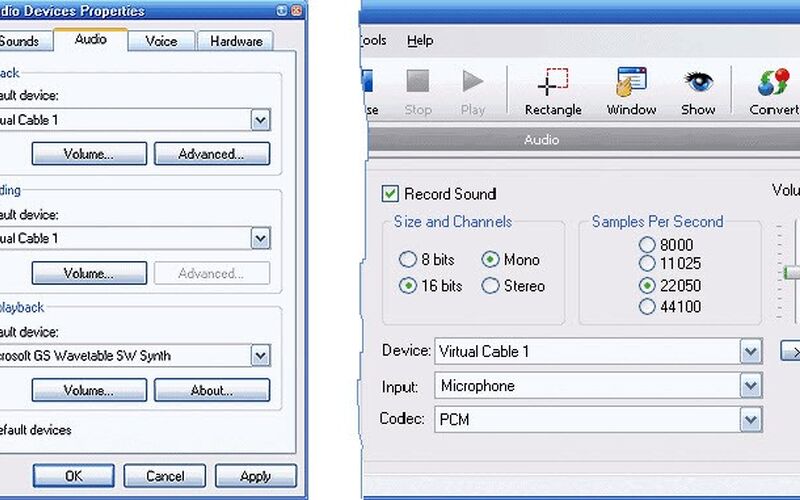 Скриншот 1 программы Virtual Audio Cable
