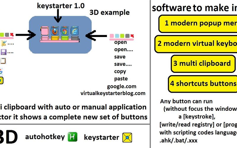 Скриншот 1 программы keystarter