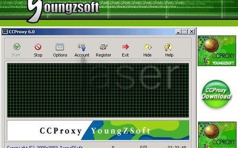 Скриншот 1 программы CCProxy