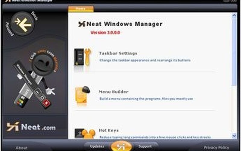 Скриншот 1 программы xNeat Windows Manager
