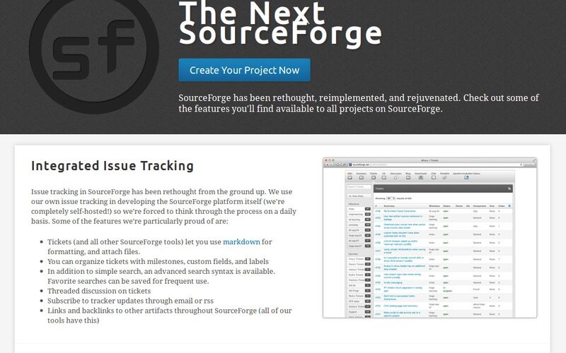 Скриншот 1 программы SourceForge