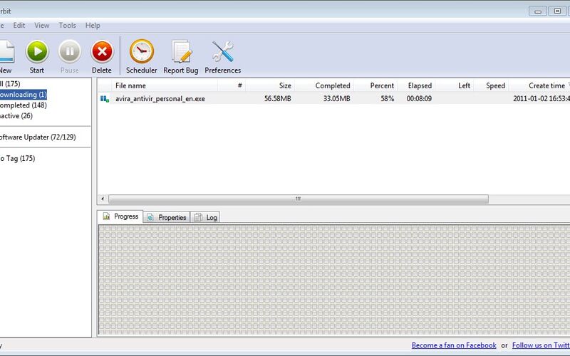 Скриншот 1 программы Orbit Downloader