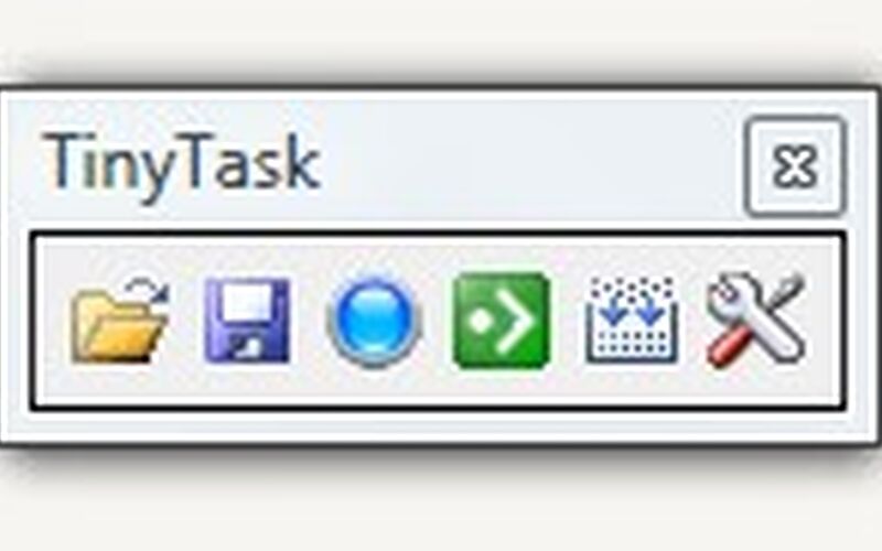 Скриншот 1 программы TinyTask