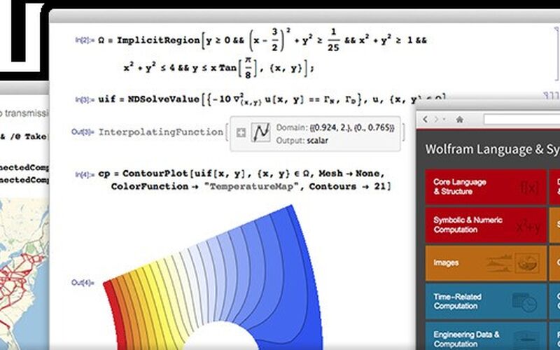 Скриншот 1 программы Mathematica