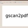 Скриншот 1 программы gscan2pdf