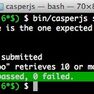 Скриншот 1 программы CasperJS