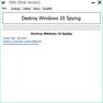 Скриншот 1 программы Destroy Windows Spying