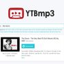 Скриншот 1 программы YouTube to MP3 Converter - YTBmp3
