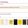 Скриншот 3 программы Project Gutenberg