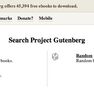 Скриншот 4 программы Project Gutenberg