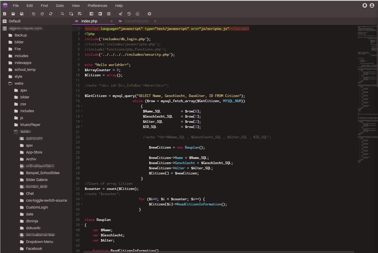 Скриншот 1 программы Codeanywhere