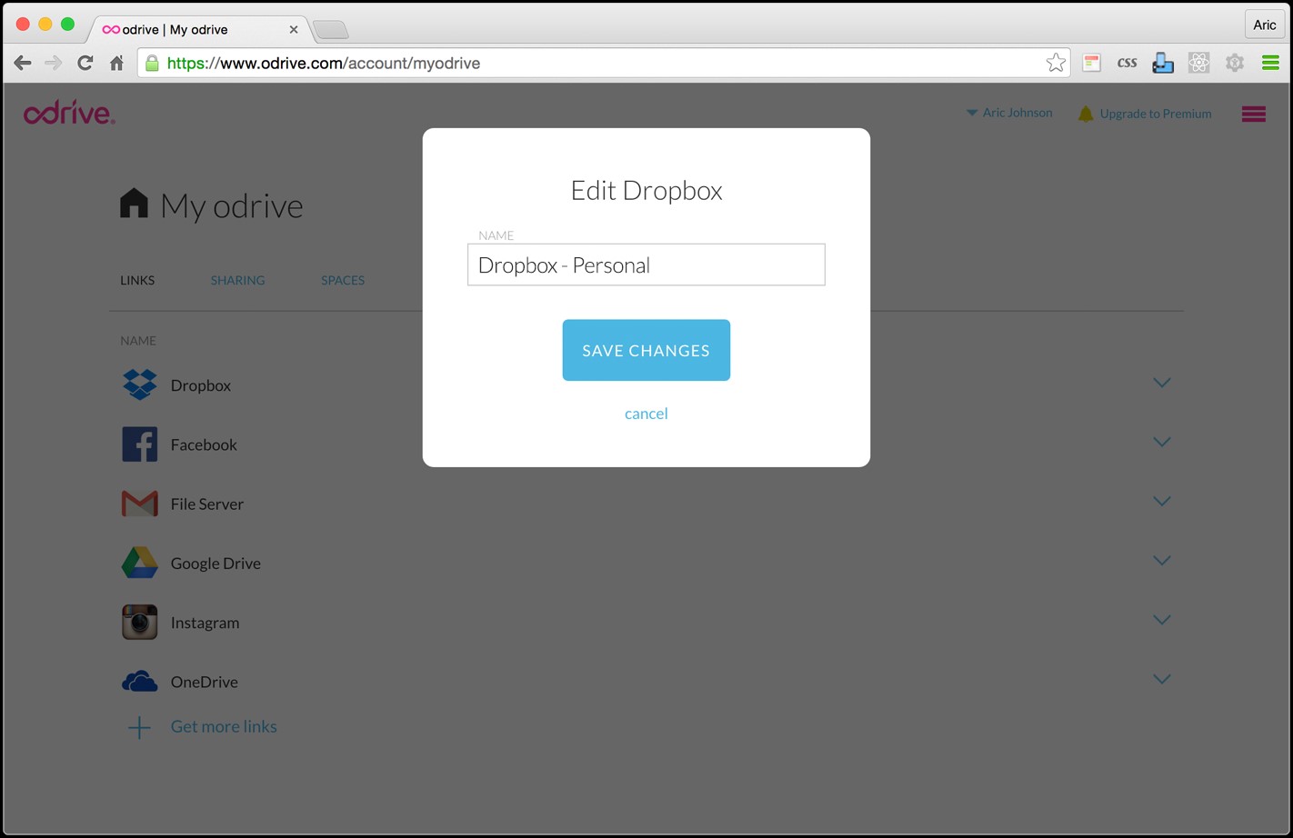 Скриншот 1 программы odrive
