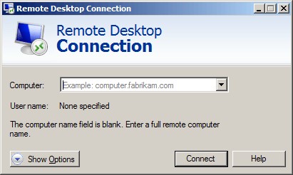 Скриншот 1 программы Remote Desktop Connection