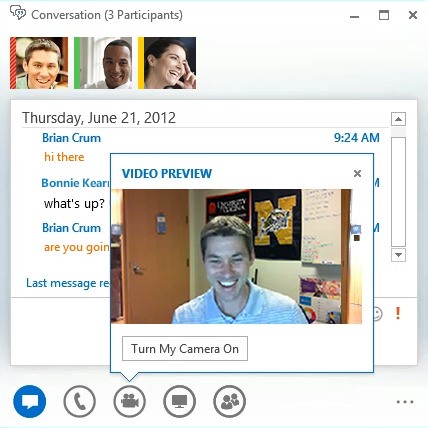 Скриншот 1 программы Microsoft Lync