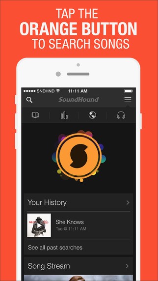 Скриншот 1 программы SoundHound