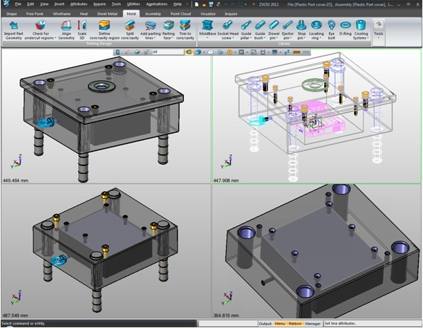 Скриншот 1 программы ZW3D