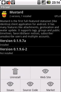 Скриншот 1 программы F-Droid