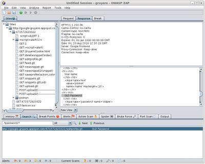 Скриншот 1 программы Zed Attack Proxy
