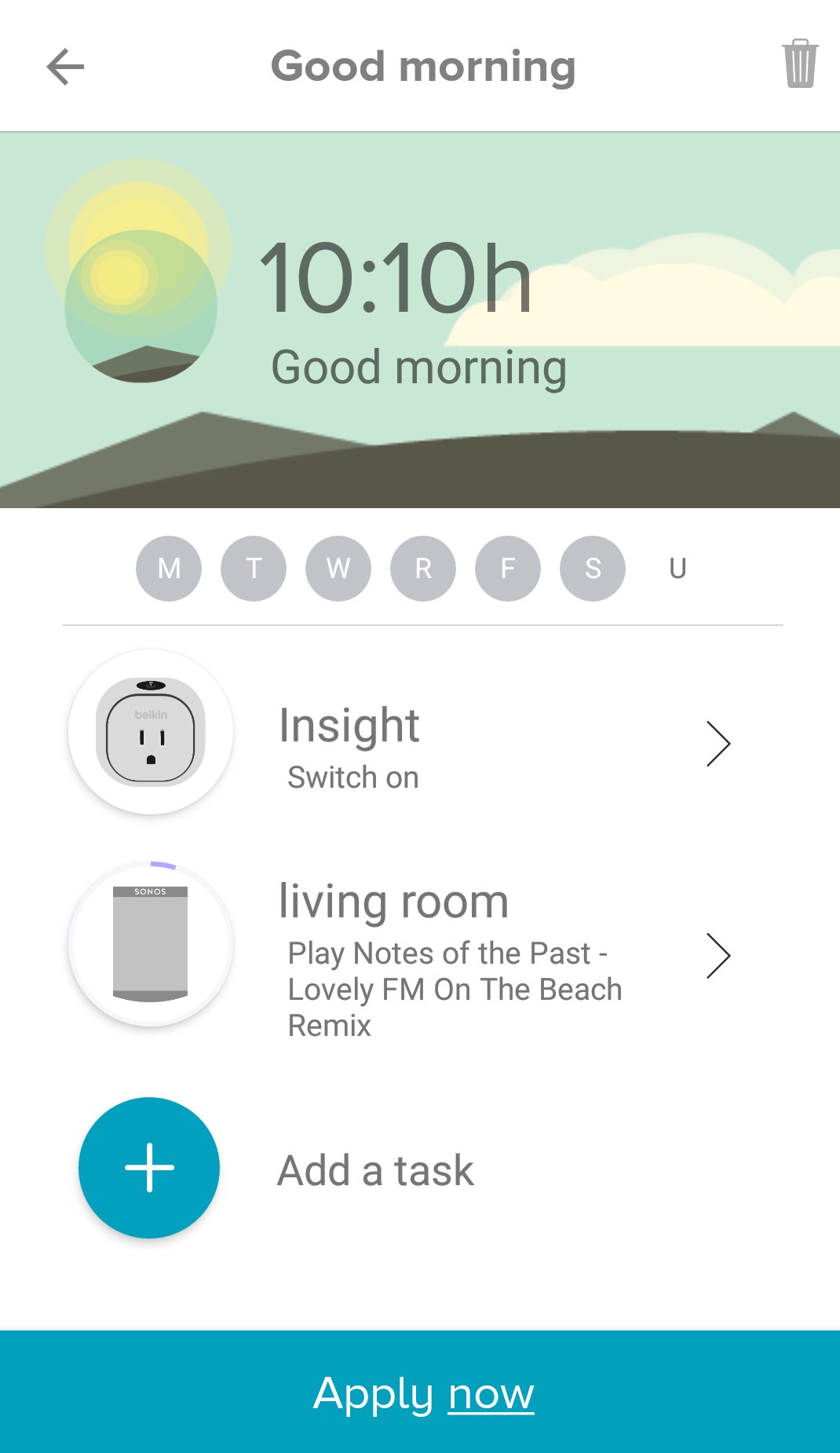 Скриншот 1 программы Yeti Smart Home
