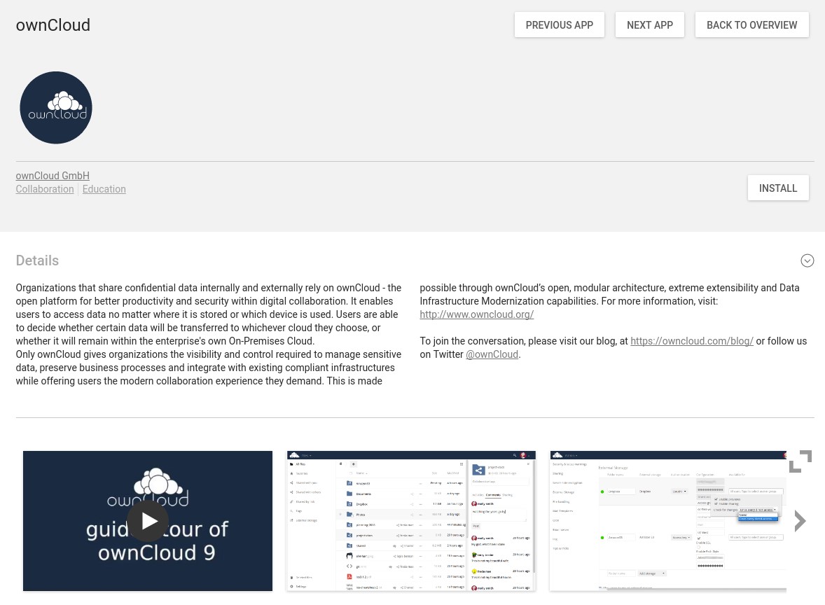 Скриншот 1 программы Univention Corporate Server