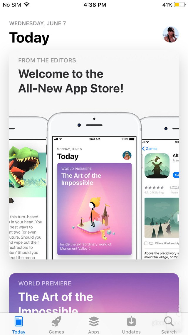 Скриншот 1 программы Apple App Store