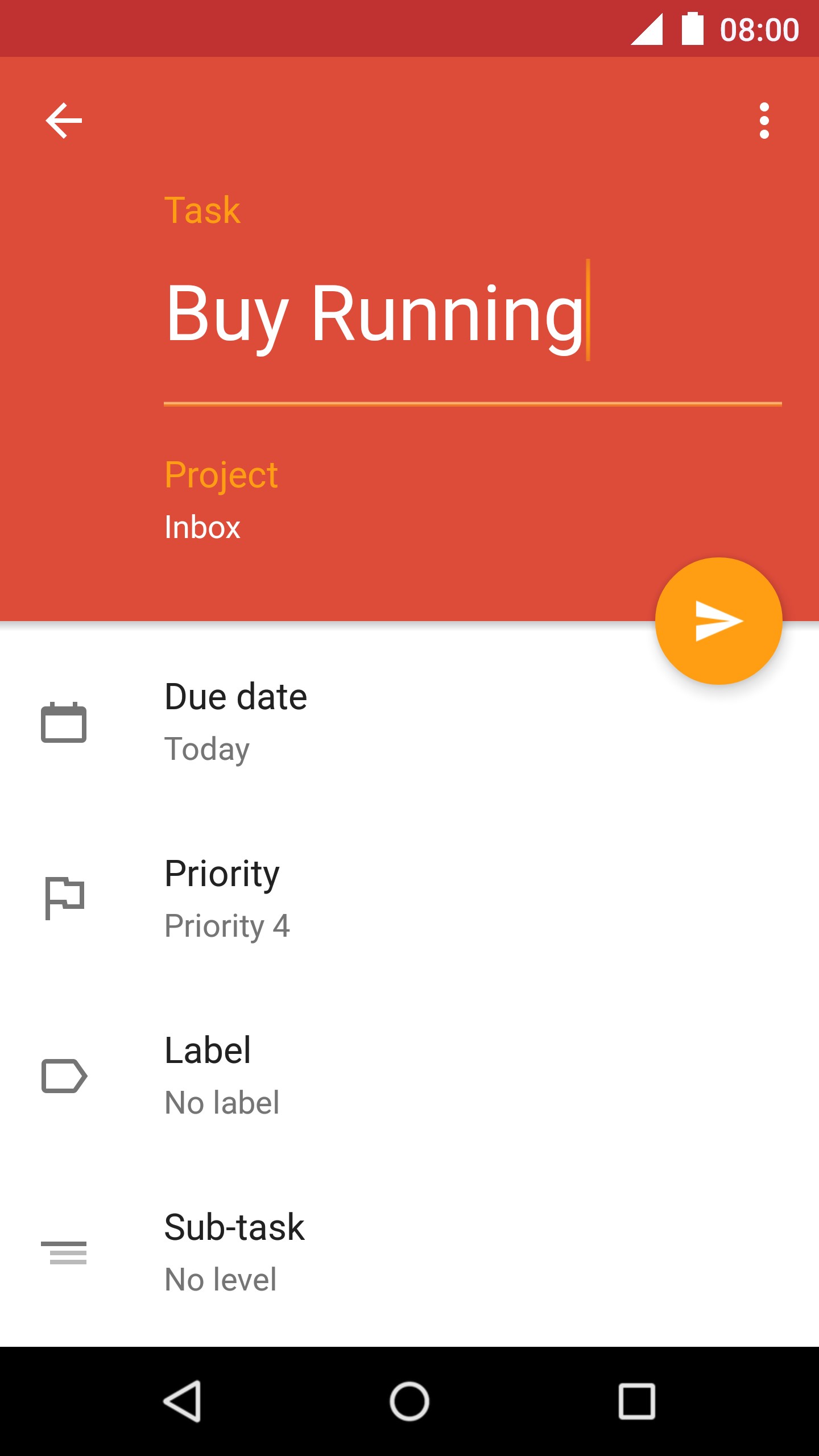 Скриншот 1 программы Todoist