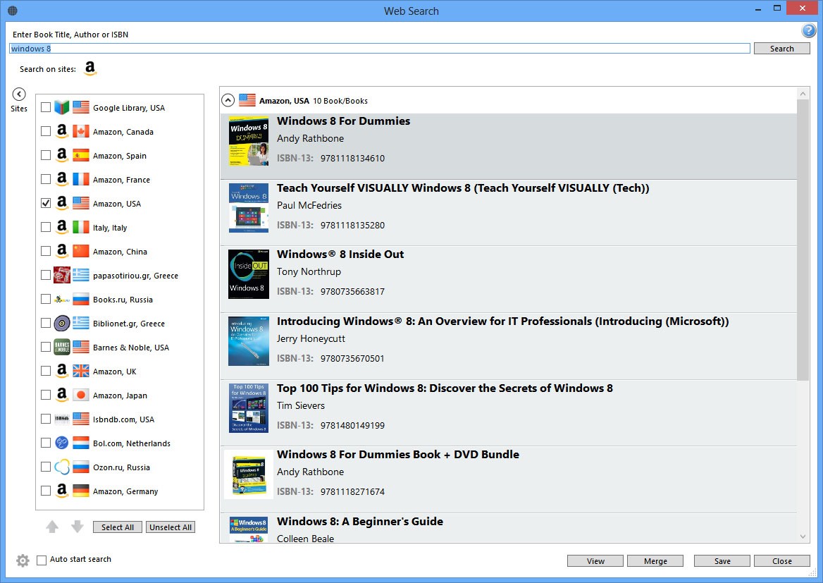Скриншот 4 программы Alfa eBooks Manager