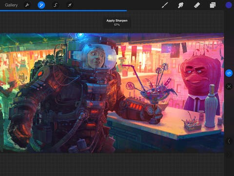 Скриншот 1 программы Procreate