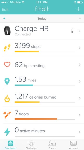 Скриншот 1 программы fitbit