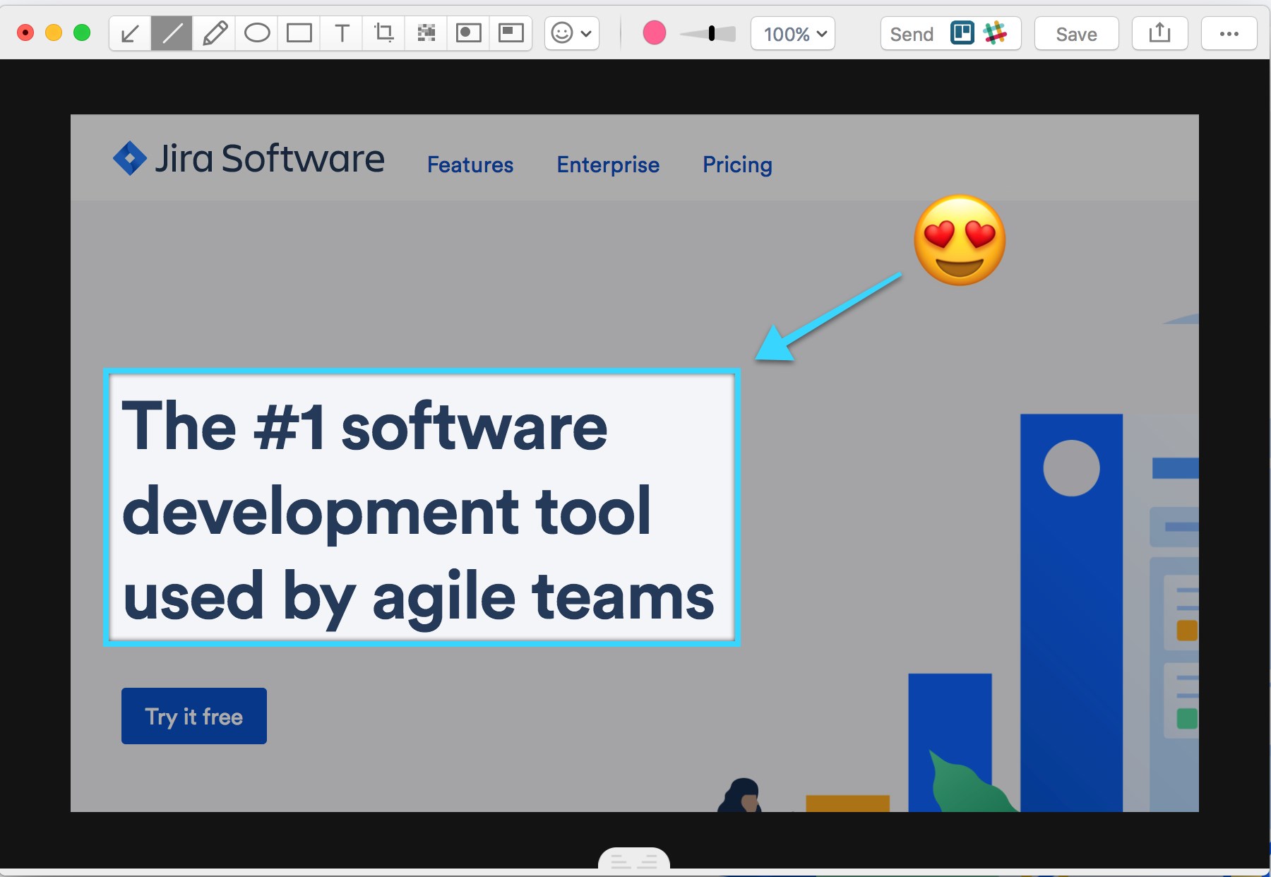 Скриншот 1 программы CloudApp