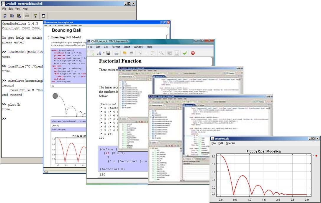 Скриншот 1 программы OpenModelica