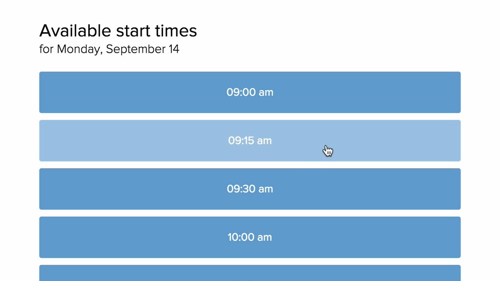 Скриншот 1 программы Calendly