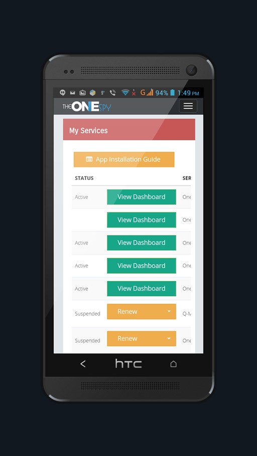 Скриншот 2 программы TheOneSpy