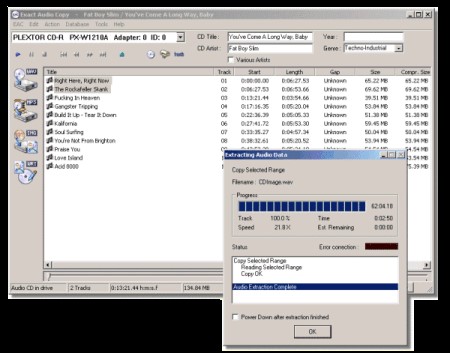 Скриншот 1 программы Exact Audio Copy
